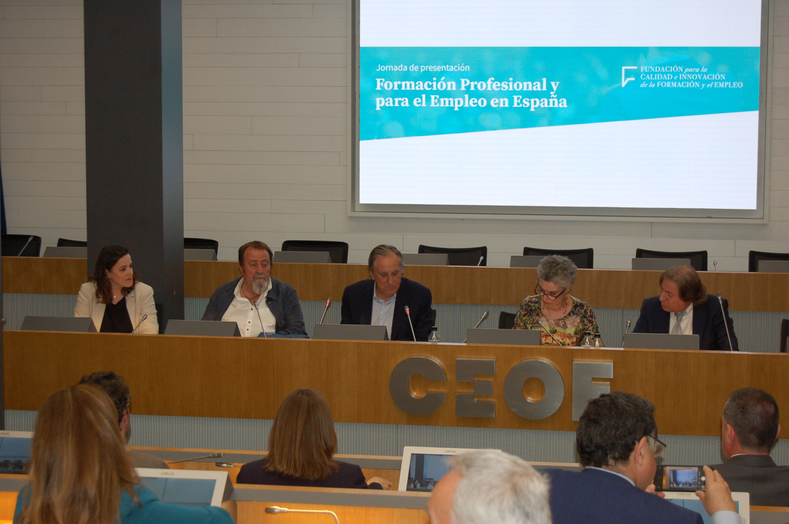 Presentación del Informe Formación Profesional y para el Empleo en España