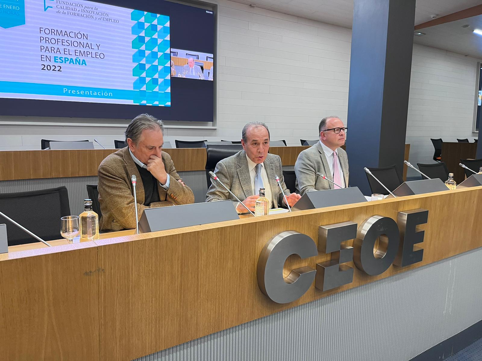 Presentación del Informe «Formación Profesional y para el Empleo en España 2022»