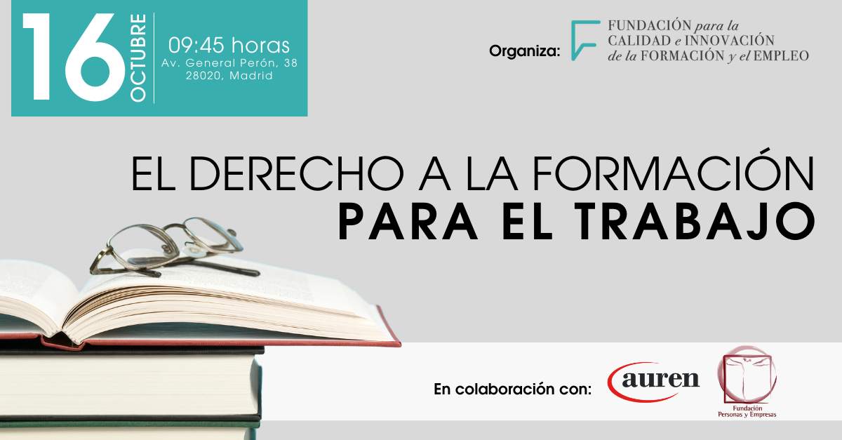 Jornada «El derecho a la Formación para el Trabajo»